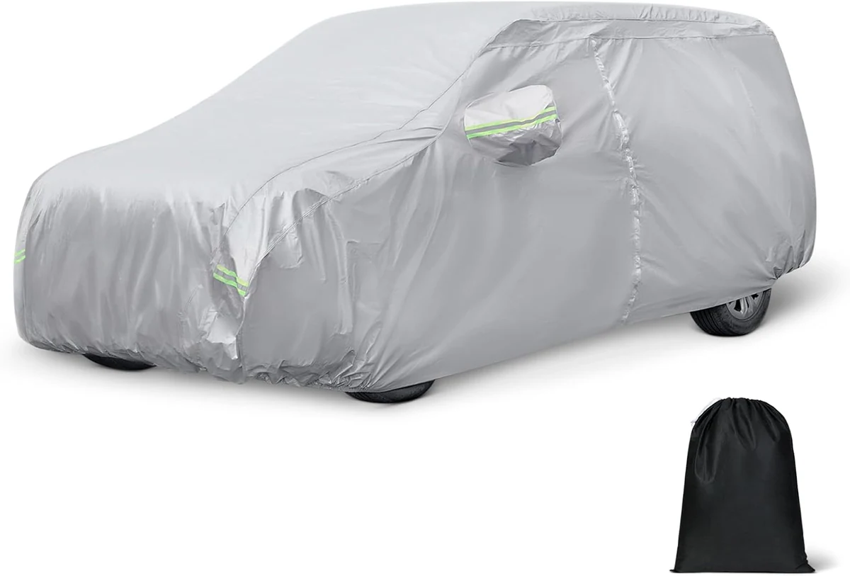 Silver SUV Car Cover — view 1