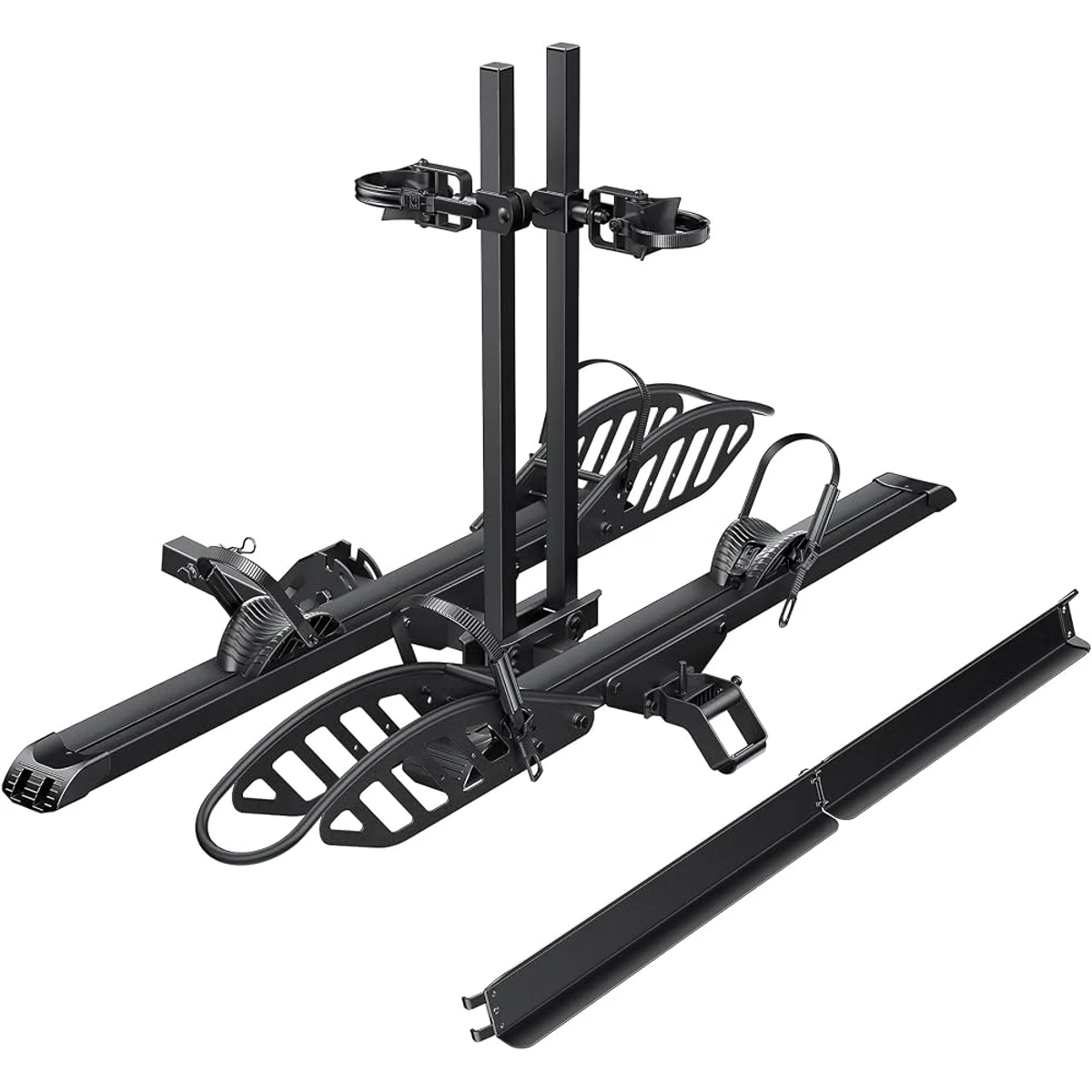 Black Twin Tray Hitch Bike Carrier