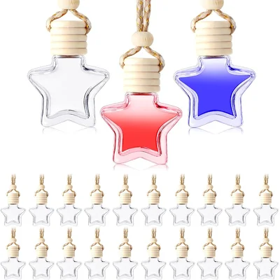 Star-Shaped Hanging Glass Diffuser Set