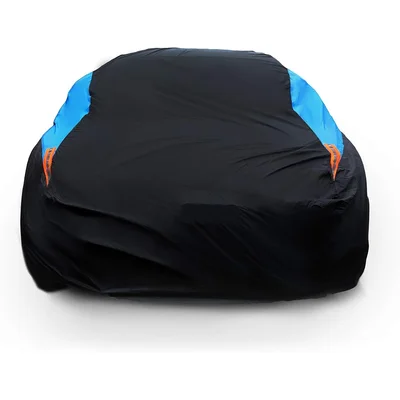 Black Full Cover with Blue Mirror Panels