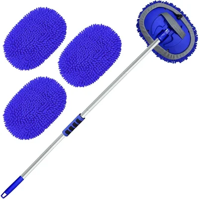 Blue Extendable Wash Mop Set