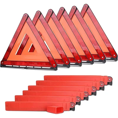 Six-Piece Warning Triangle Set