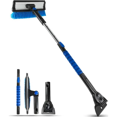 Blue Pivot Head Snow Brush