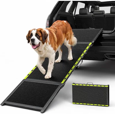 High-Contrast Edge Folding Pet Ramp