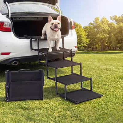 Compact Folding Pet Stairs