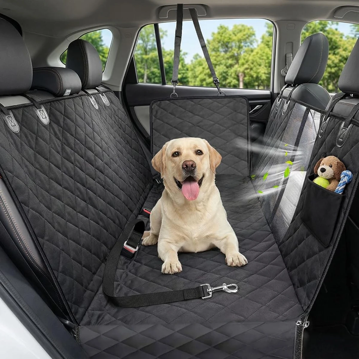 Quilted Rear Seat Pet Hammock