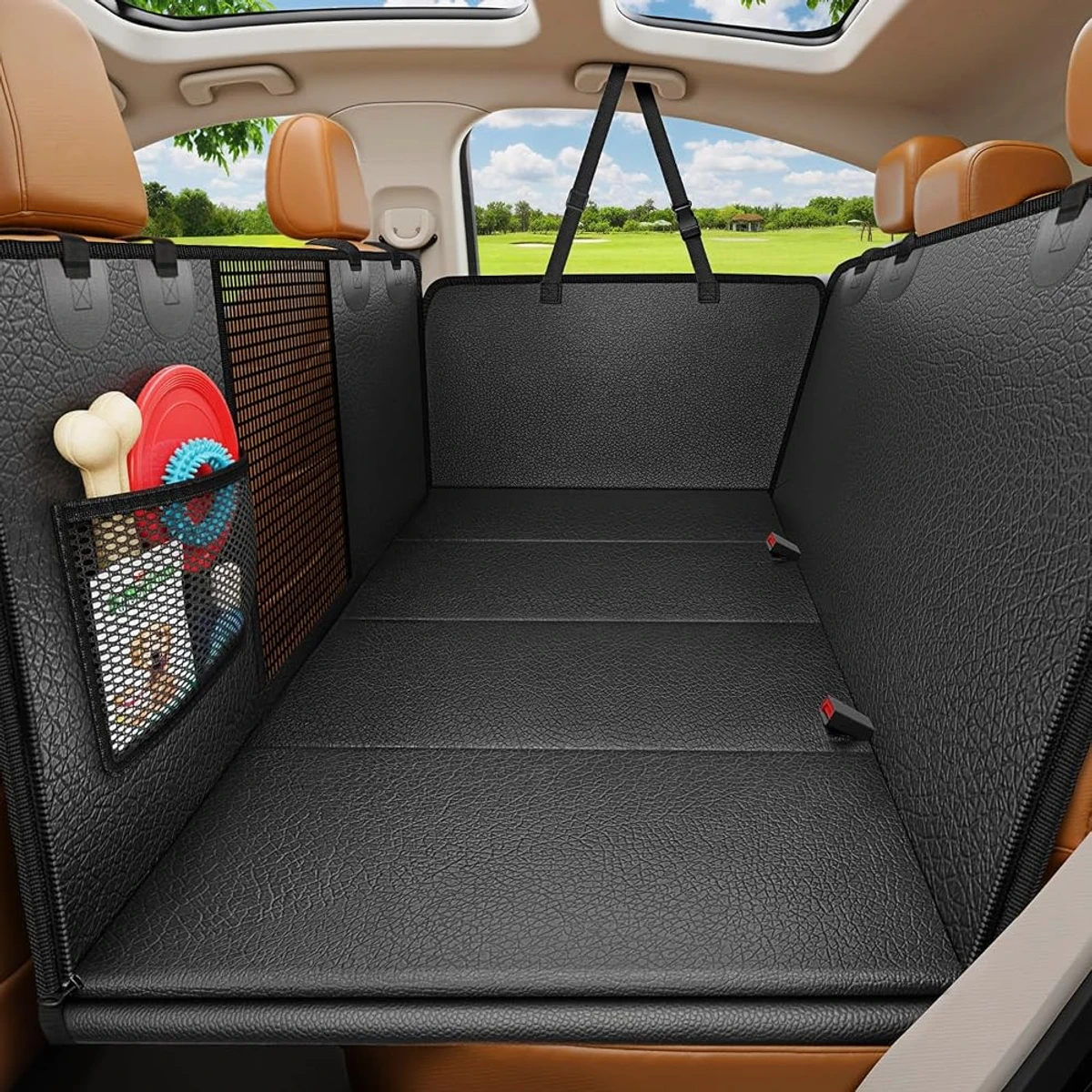 Flat Base Rear Seat Pet Protector