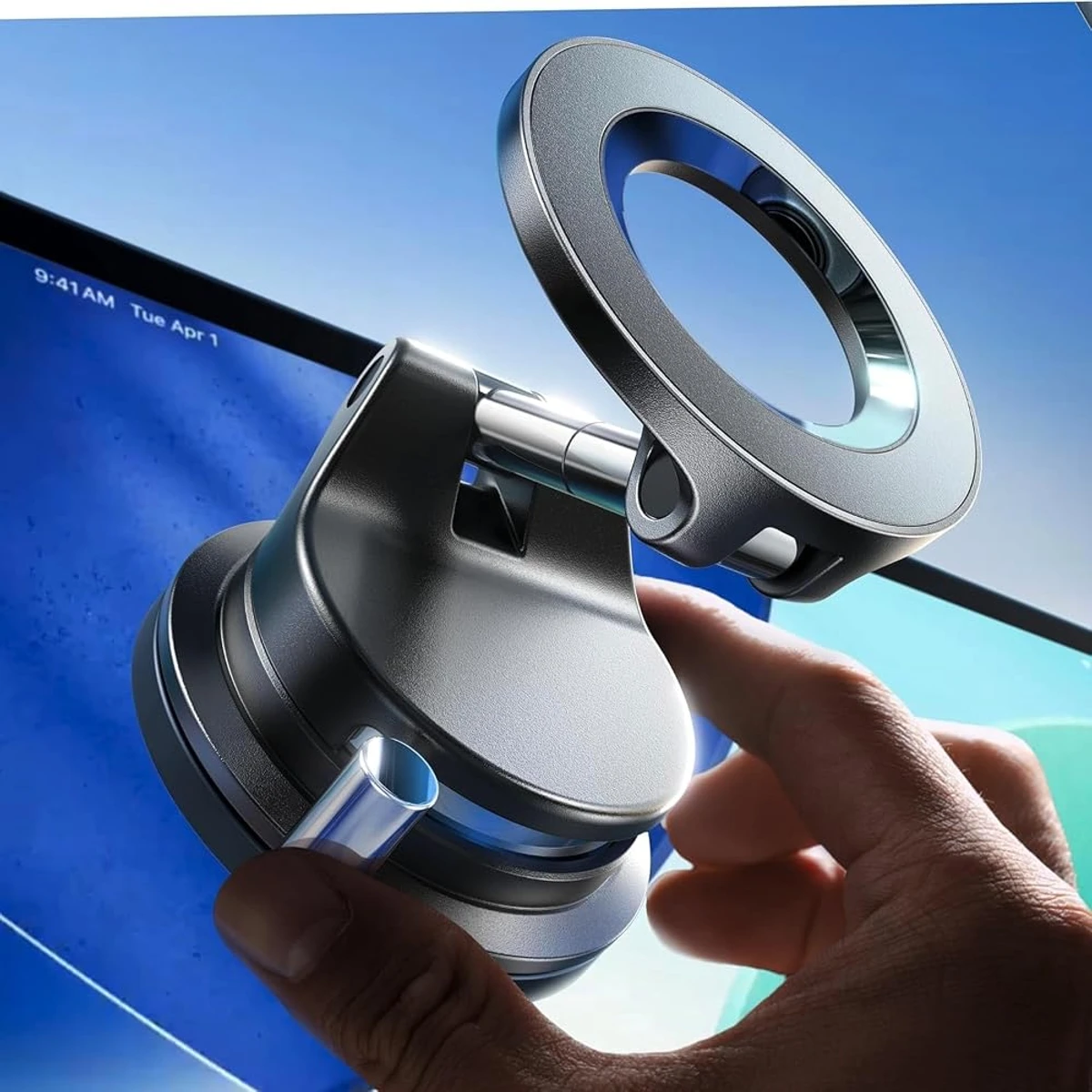Silver Magnetic Ring Phone Mount