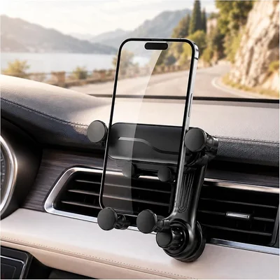 Open-Frame Gravity Vent Phone Holder