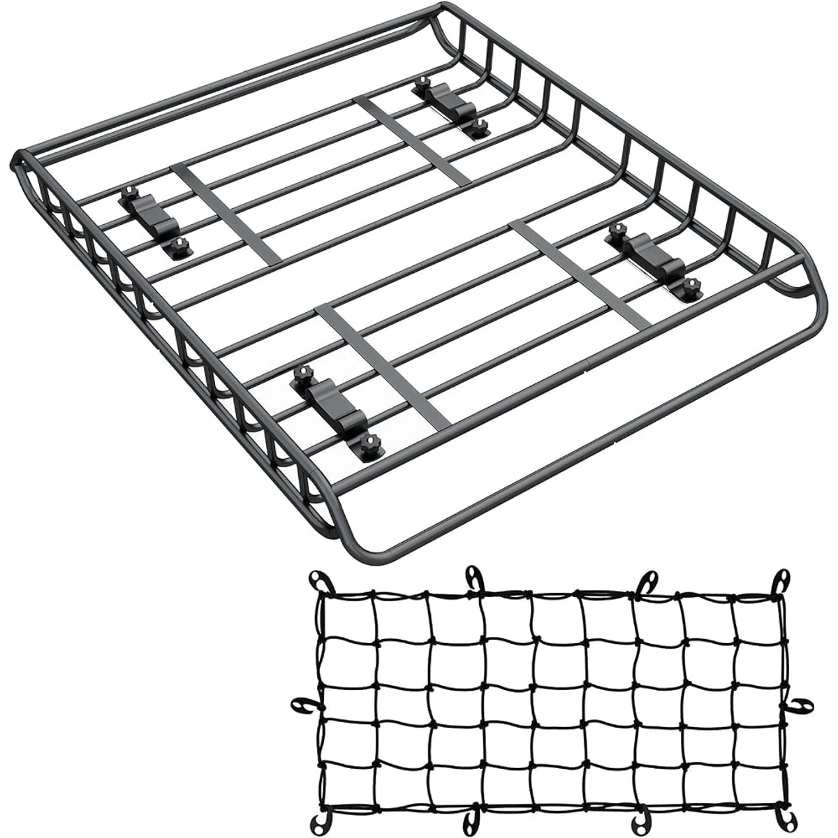 Roof Cargo Basket with Net