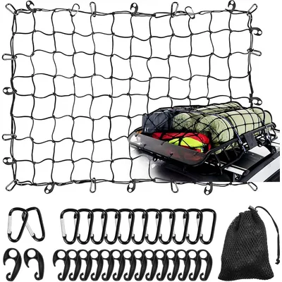 Roof Cargo Net and Hook Kit