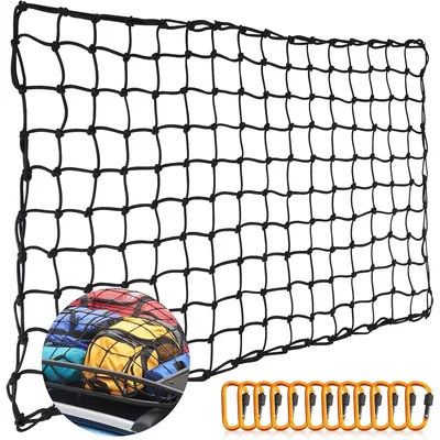 Orange Hook Roof Cargo Net