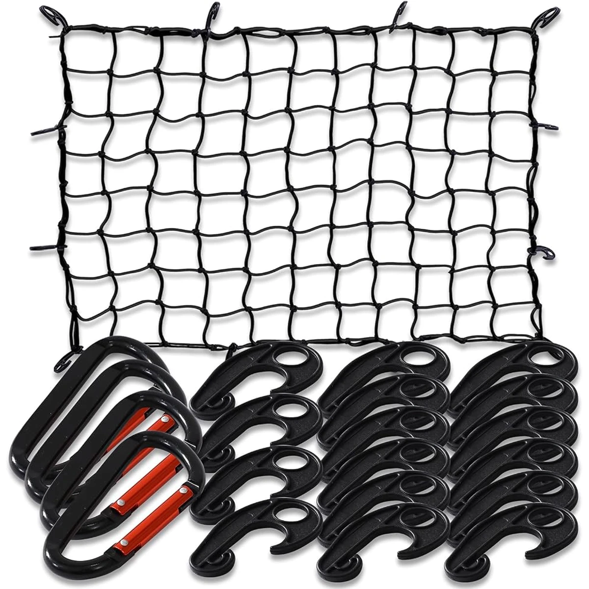 Carabiner Roof Cargo Net Kit
