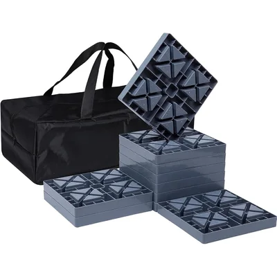 Grey RV Leveling Pad Set
