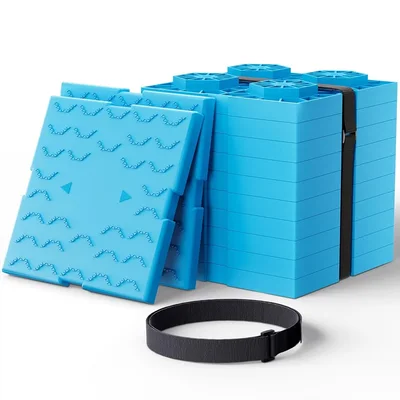 Blue Stackable RV Leveling Block Set