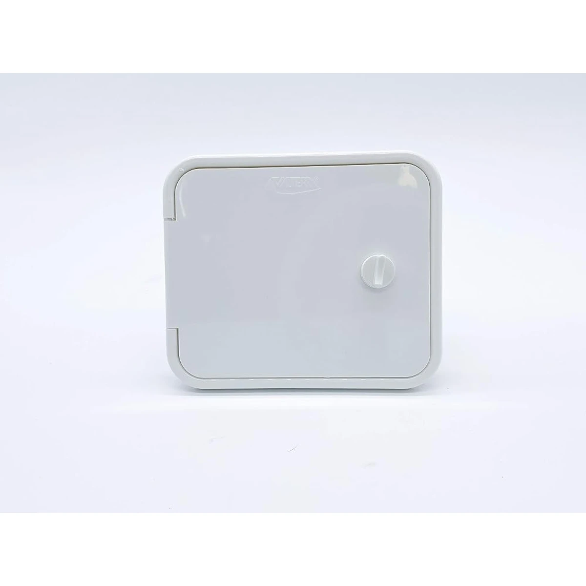 White RV Service Access Hatch
