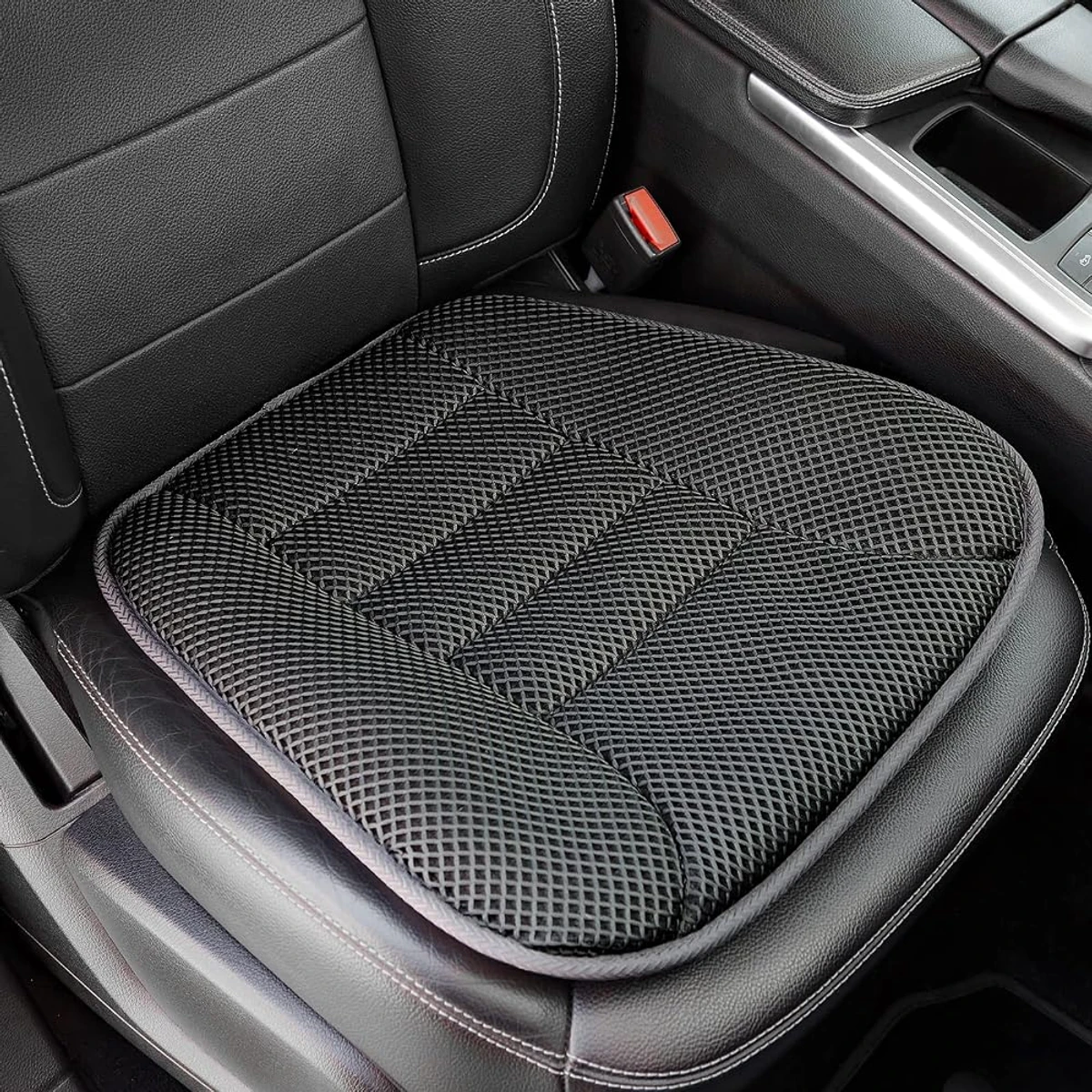 Black Quilted Driving Seat Pad