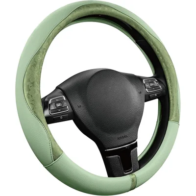 Pale Green Steering Wheel Cover