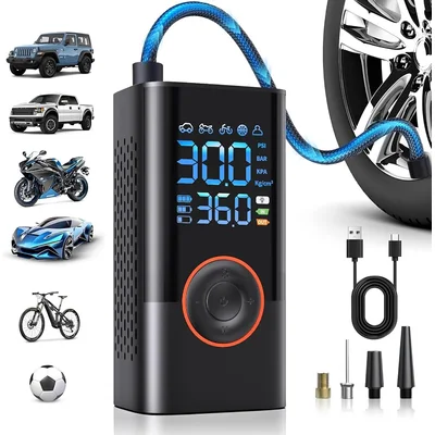Red Control Ring Digital Inflator