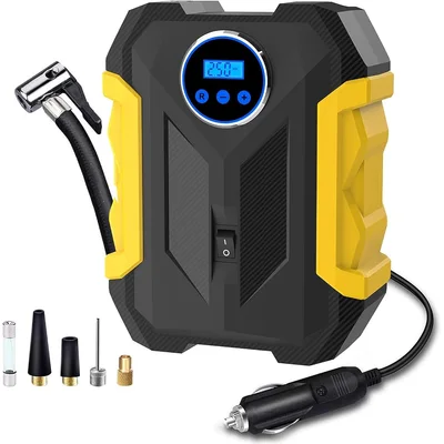 Yellow Panel Vehicle Air Compressor