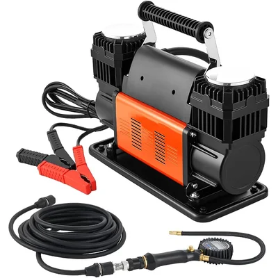 Twin-Cylinder Portable Tire Compressor
