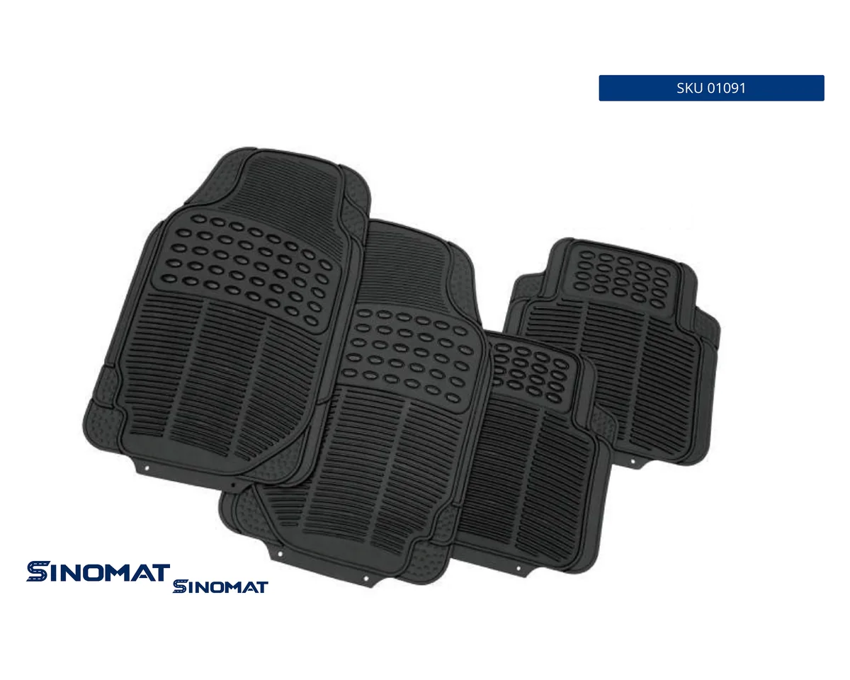 Rubber Car Floor Mat Set 01091