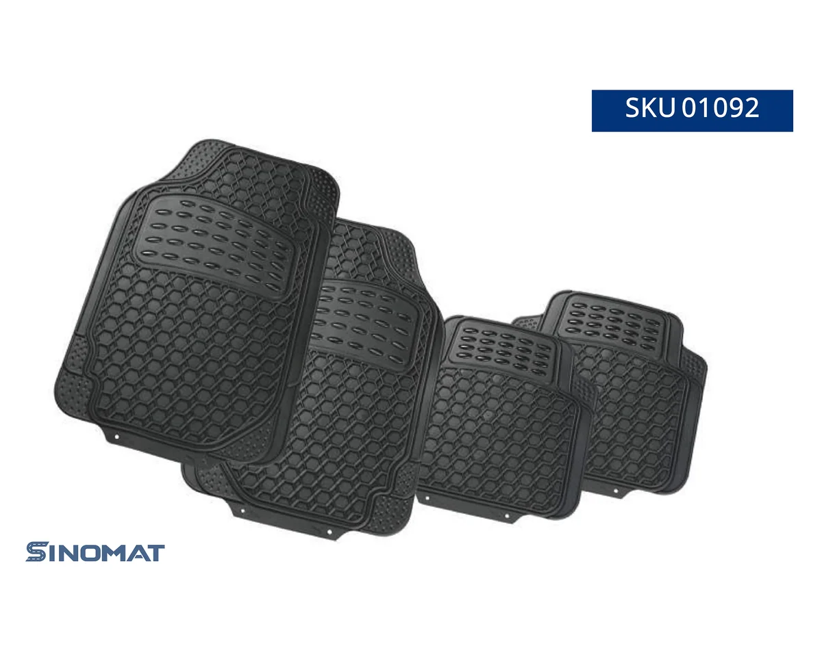 Rubber Car Floor Mat Set 01092