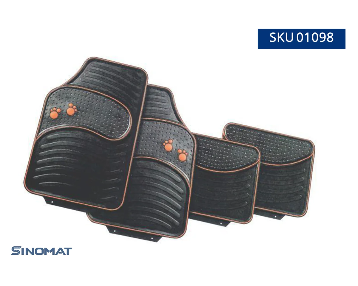 Rubber Car Floor Mat Set 01098