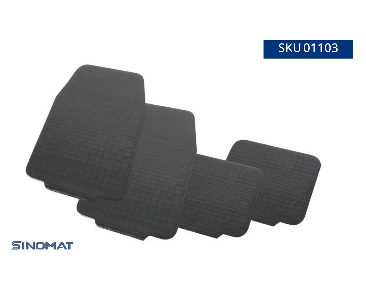 Rubber Car Floor Mat Set 01103