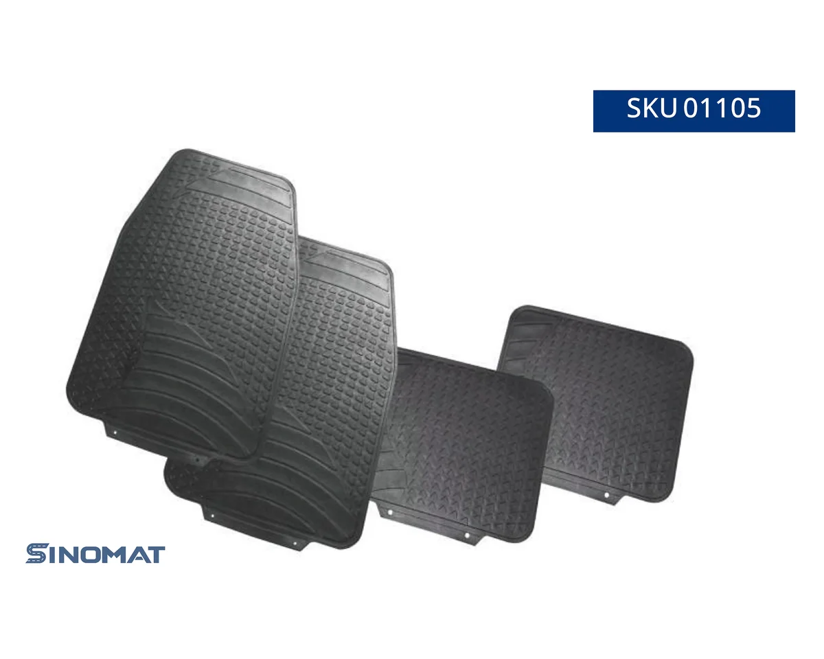 Rubber Car Floor Mat Set 01105