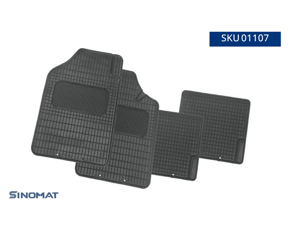 Rubber Car Floor Mat Set 01107