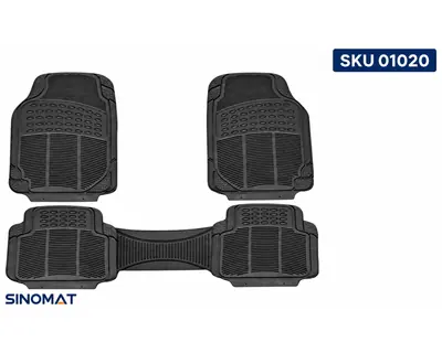 PVC Car Floor Mat Set 01020