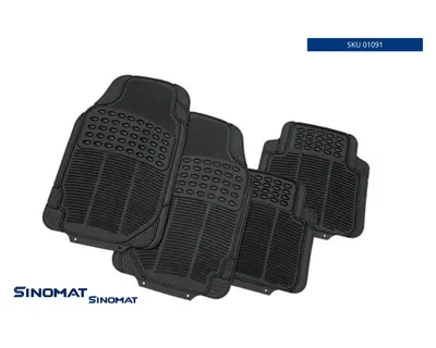 Rubber Car Floor Mat Set 01091