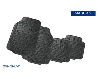 Rubber Car Floor Mat Set 01092