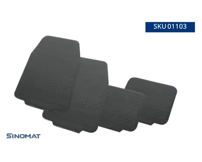 Rubber Car Floor Mat Set 01103
