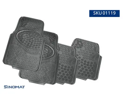 Rubber Car Floor Mat Set 01119