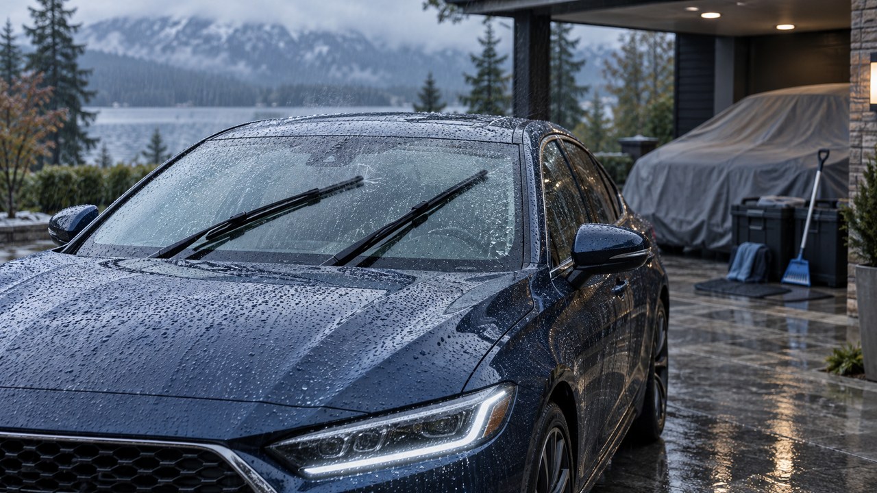 Weather protection & care automotive accessory scene