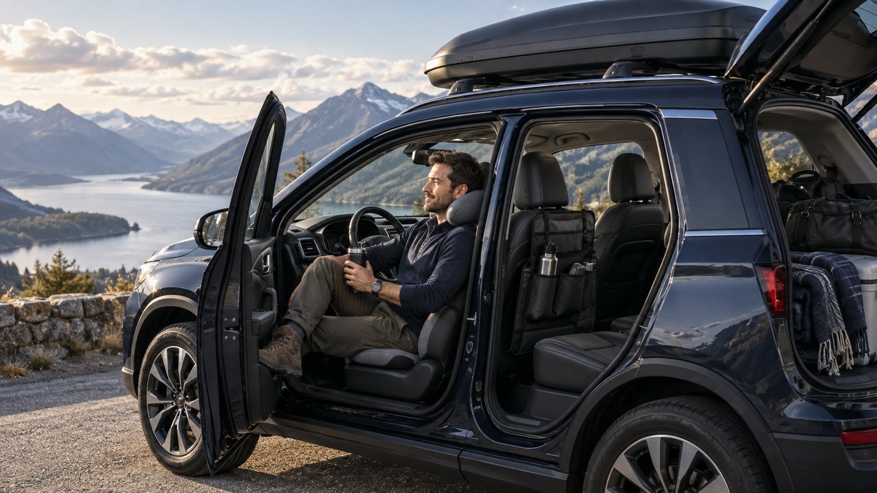 Storage & travel automotive accessory scene