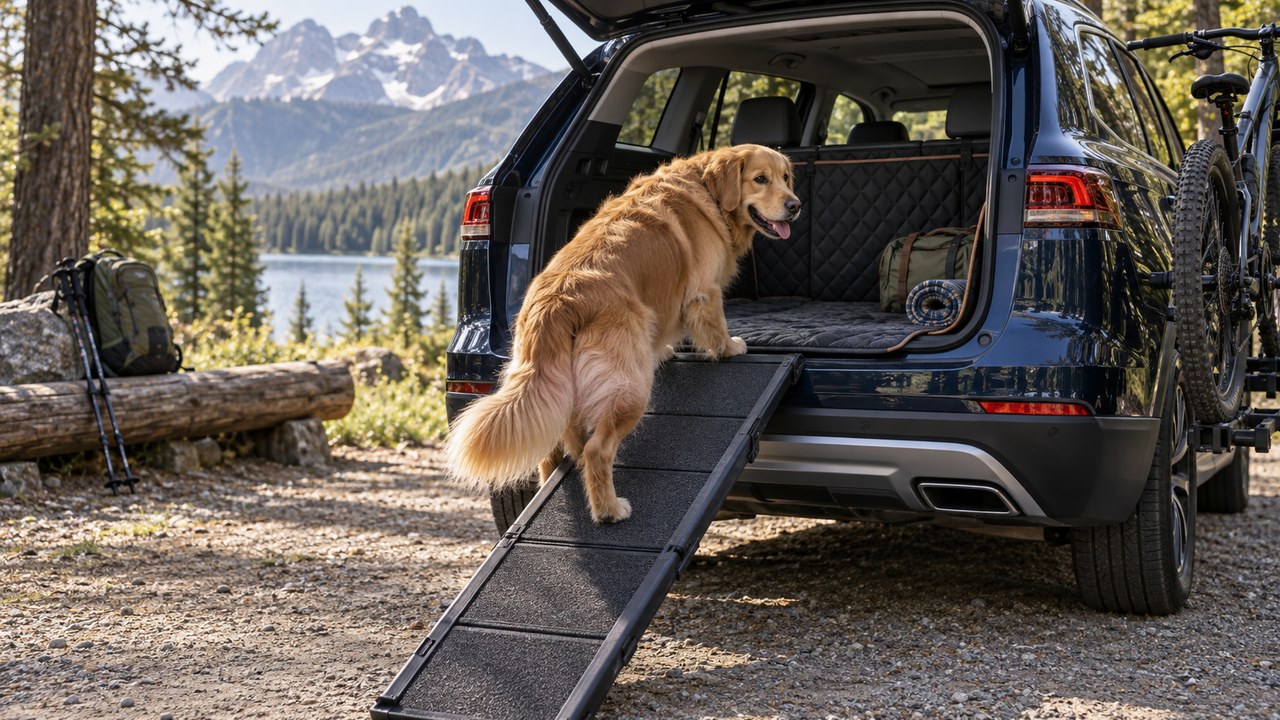 Pets & Outdoors automotive accessories in use